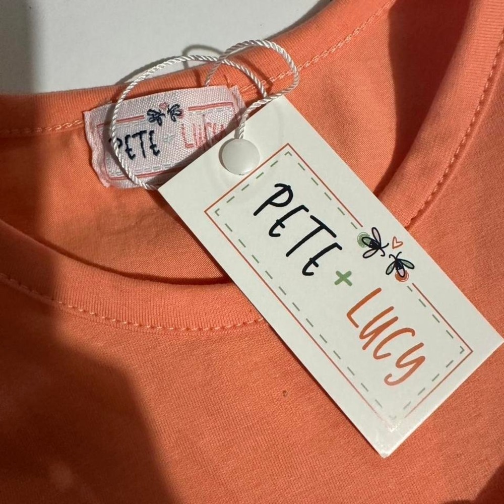 New Pete & Lucy 2pc Set w/leggings Size 6/12mo - Picture 2 of 3